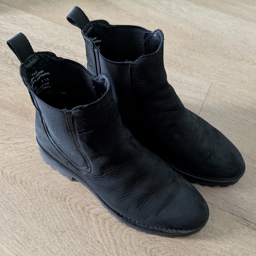 Thursday Legend Black Ankle Boots